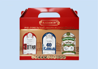 Картонная упаковка для алкоголя