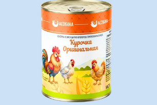 Этикетка для консервов из мяса птицы