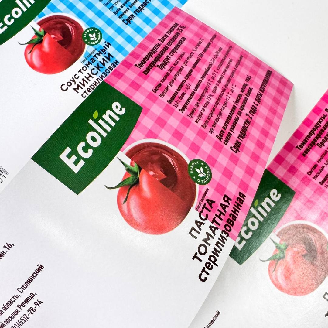 этикетка Ecoline